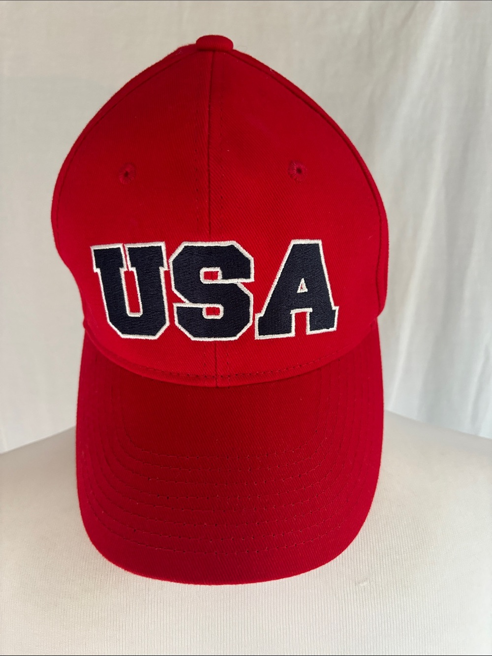 Red USA Baseball Cap
